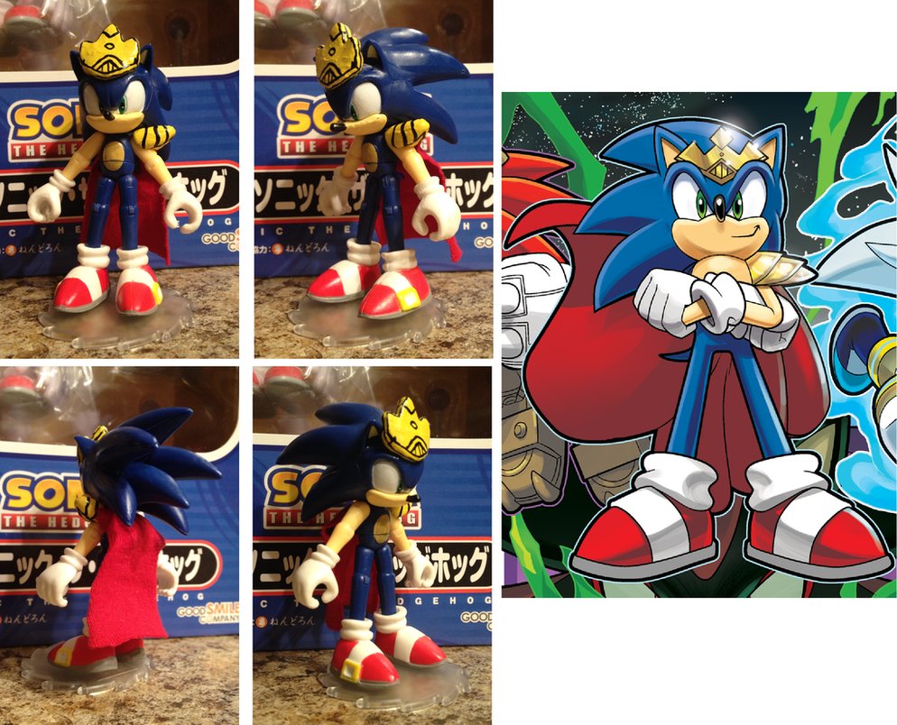 Darkspine Sonic (Sonic) Custom Action Figure