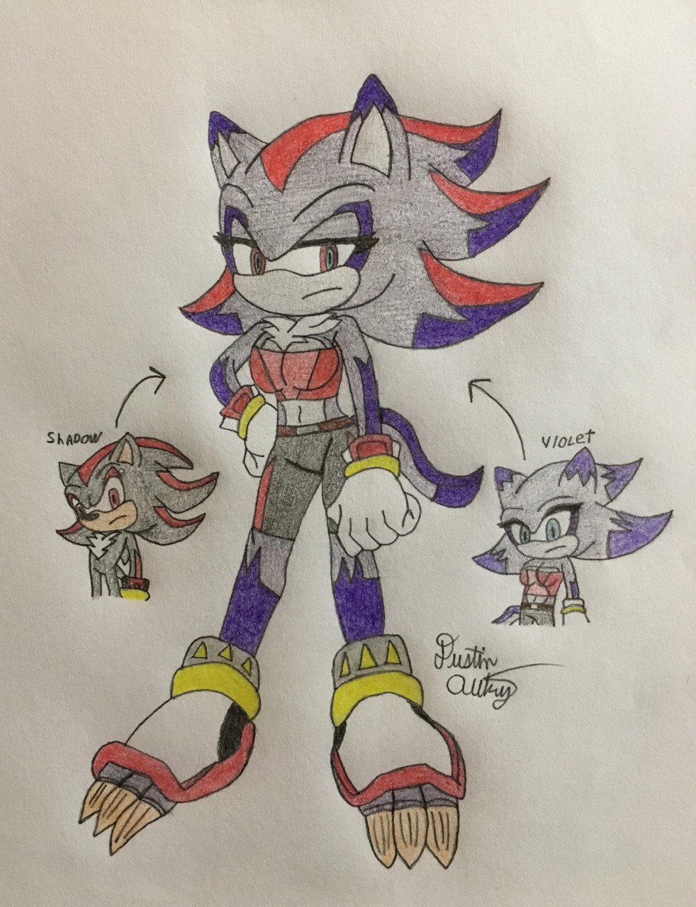 SONIC fusion SHADOW fusion with SILVER