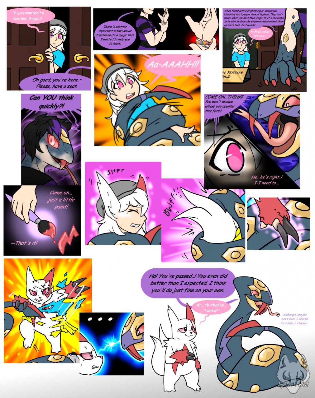 G] The Art of Transformation (Pokemon TF Comic) by HypnosisWolf -- Fur  Affinity [dot] net