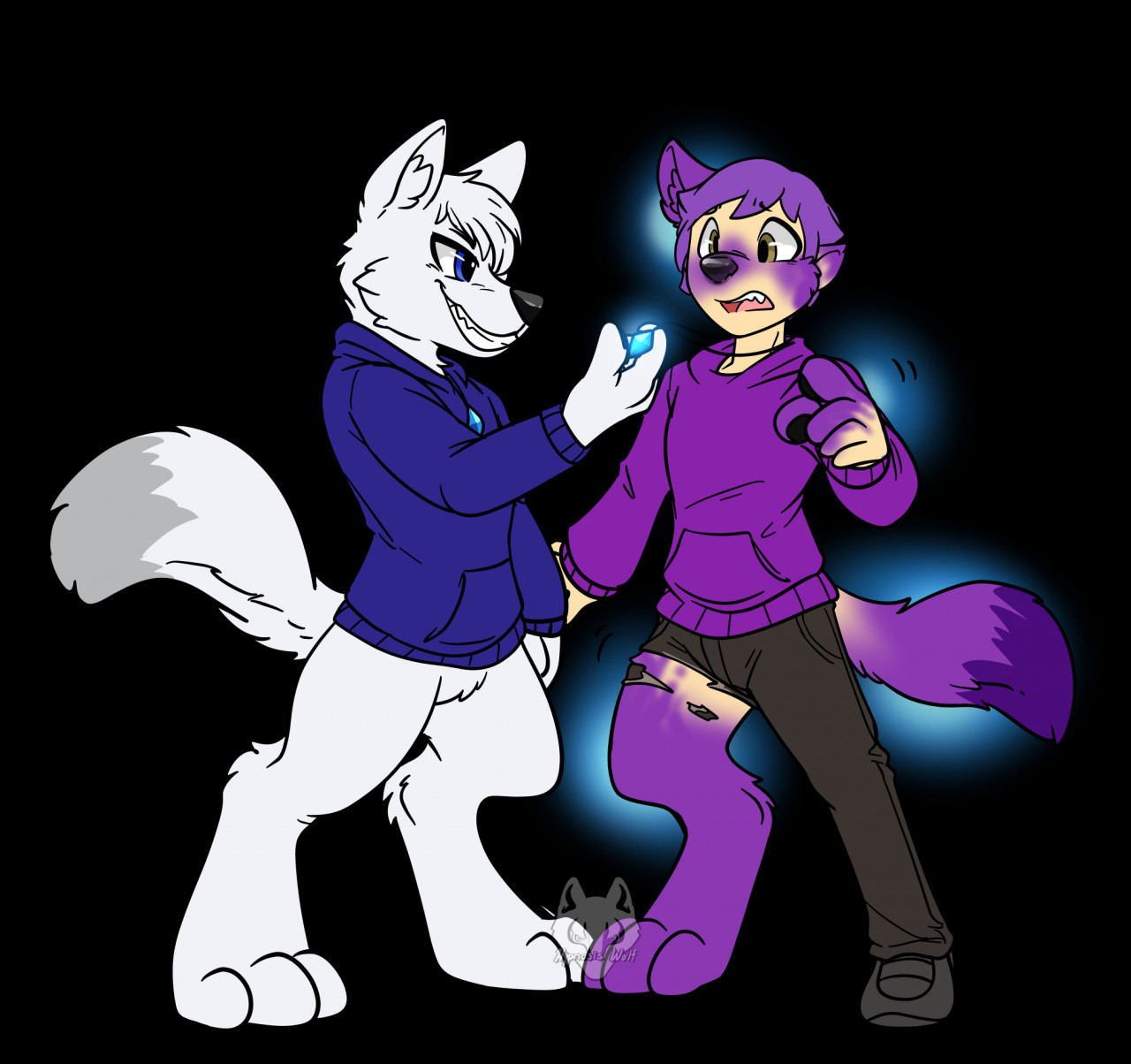 [COM] RainTheWolfie Blitz Cloning by HypnosisWolf -- Fur Affinity [dot] net