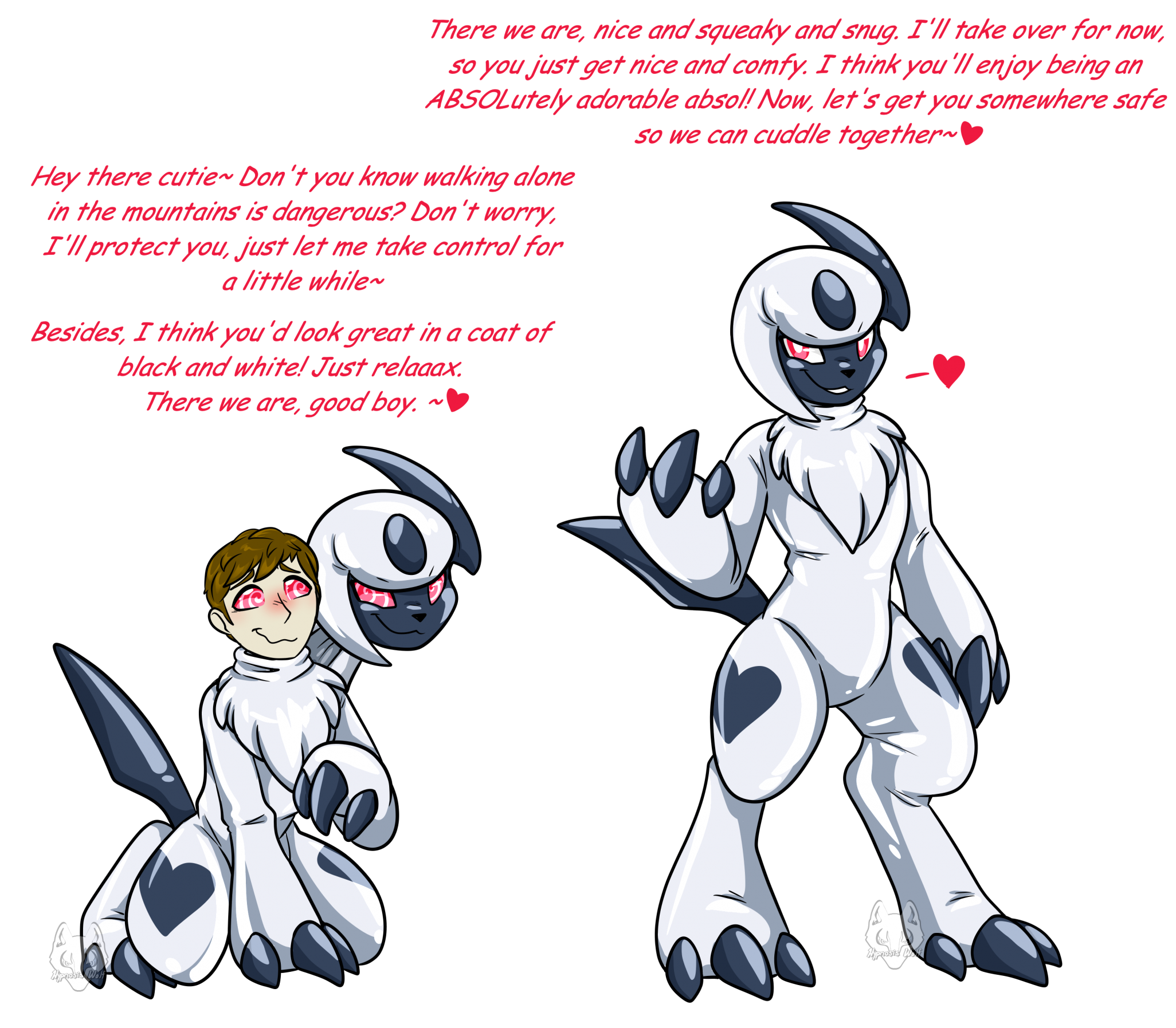 Absol Suit YCH (Paul) by HypnosisWolf -- Fur Affinity [dot] net