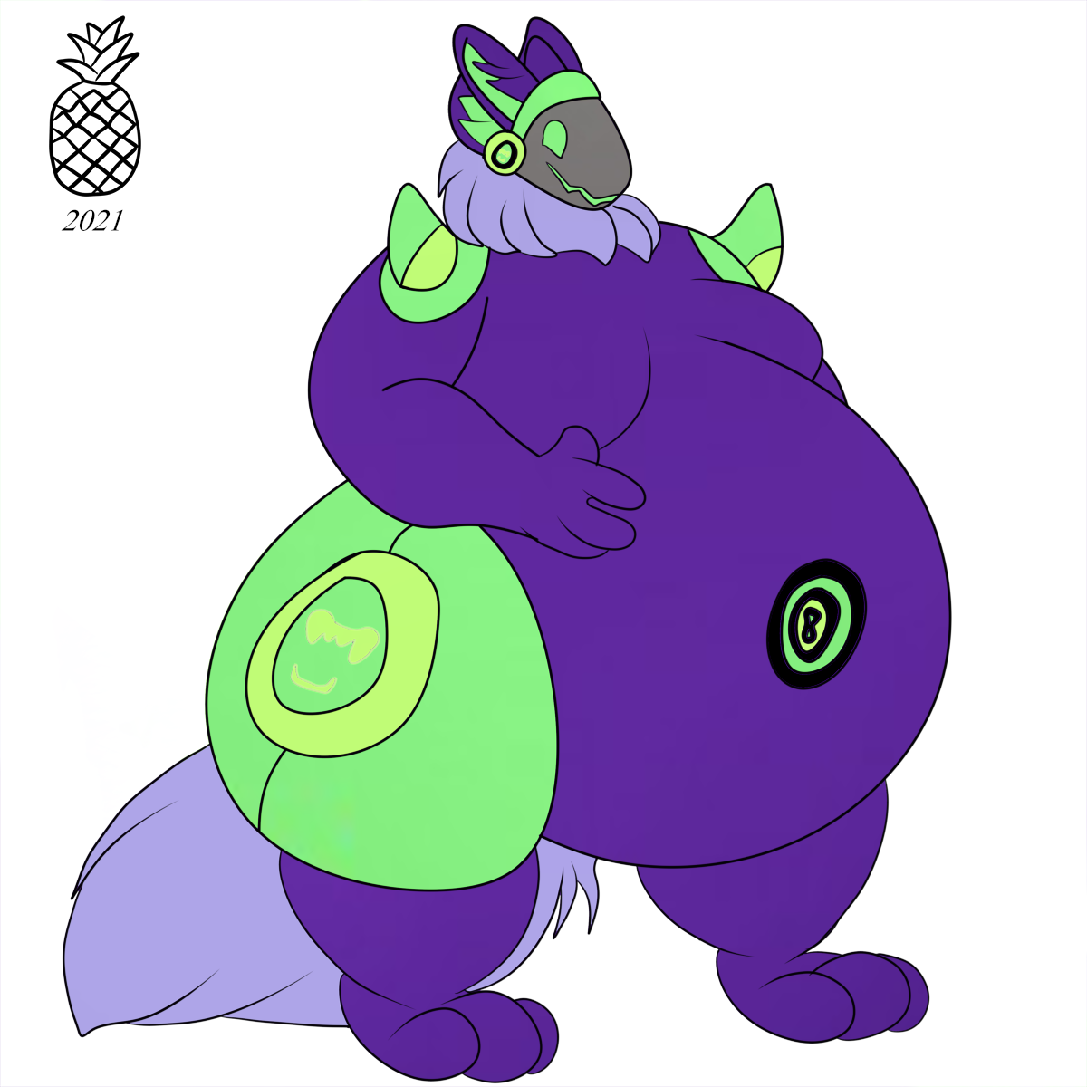 Com) Zeedee Protogen by hypr -- Fur Affinity [dot] net