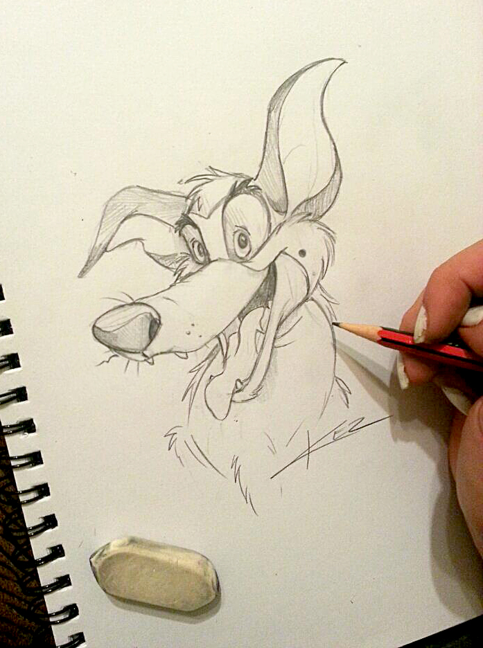 all dogs go to heaven charlie drawing