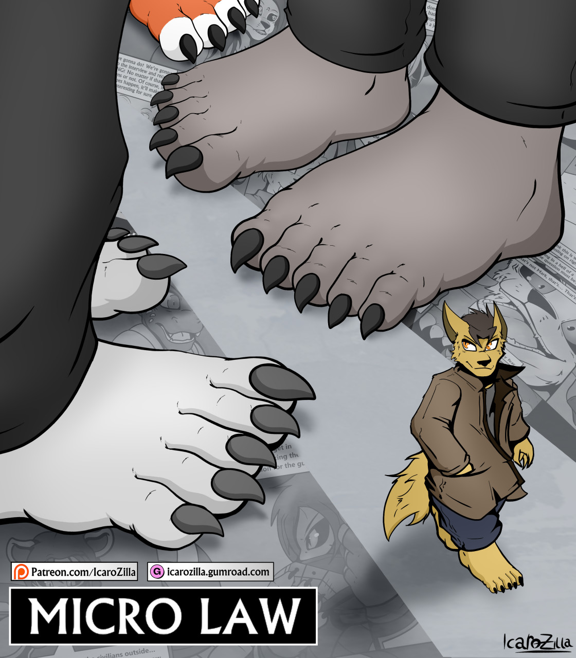 Micro Law - Comic Now Available at Gumroad by IcaroZilla -- Fur Affinity  [dot] net