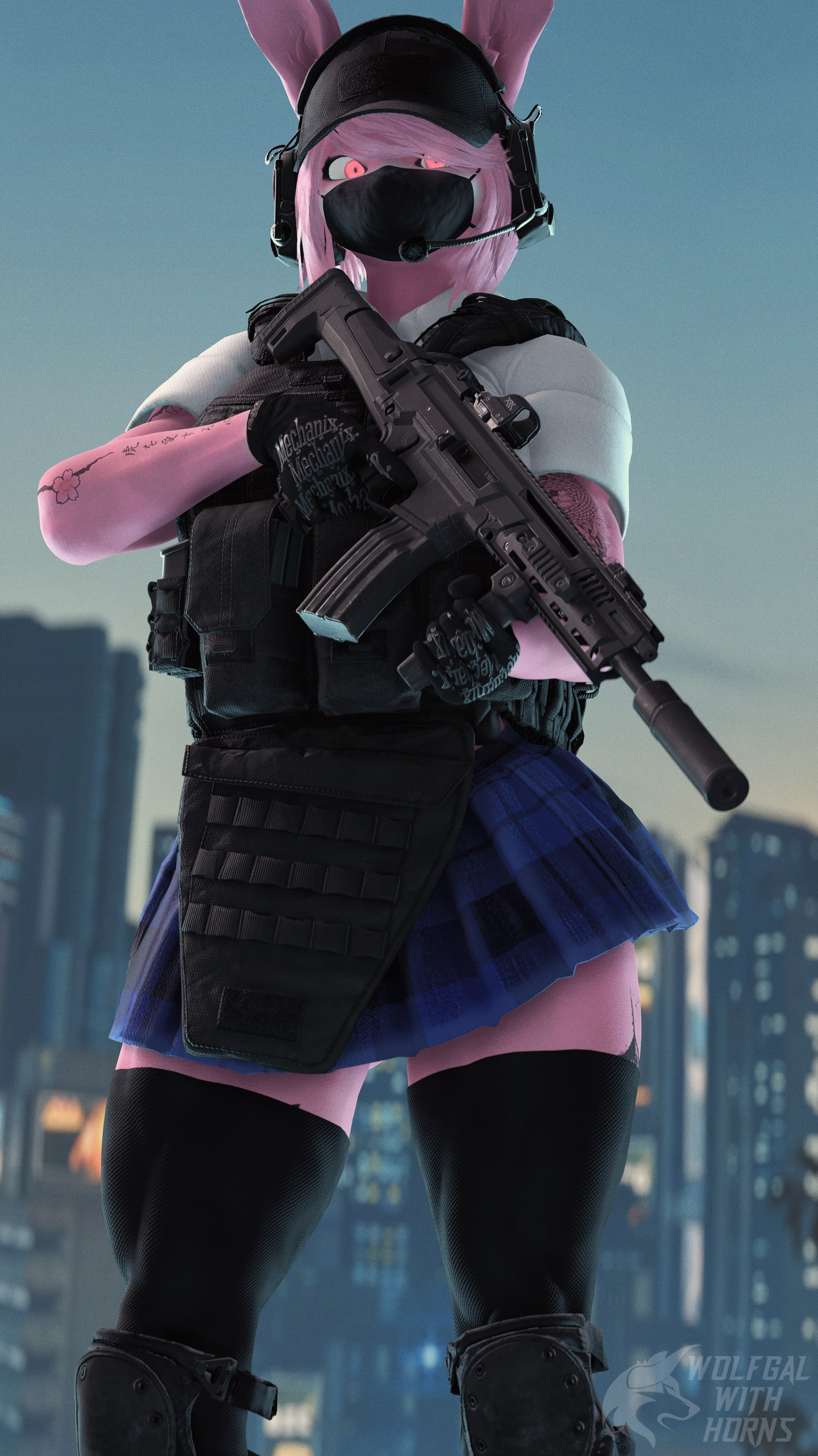 Tactical School Girl [Furry] by Icarus_Berrys -- Fur Affinity [dot] net
