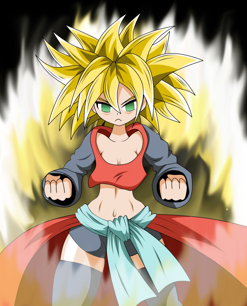 Dragon Ball Online Female Super Saiyan 