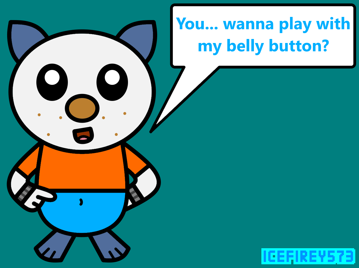 Ralph showing his belly button by IceFirey573 -- Fur Affinity [dot] net