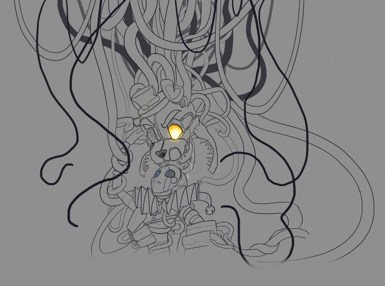 Molten Freddy (Blueprint) Doodle