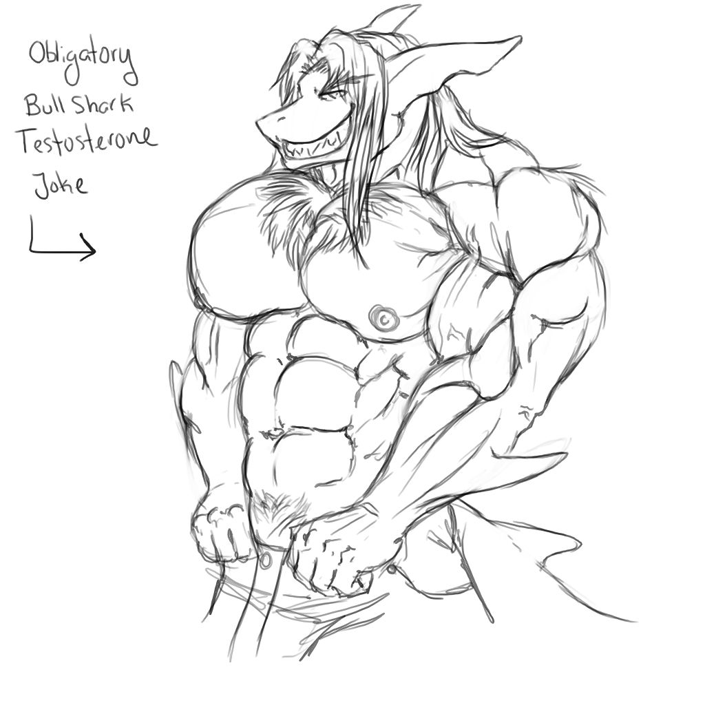 Obligatory Bull Shark Testosterone Joke By Icewolf Fur Affinity Dot Net
