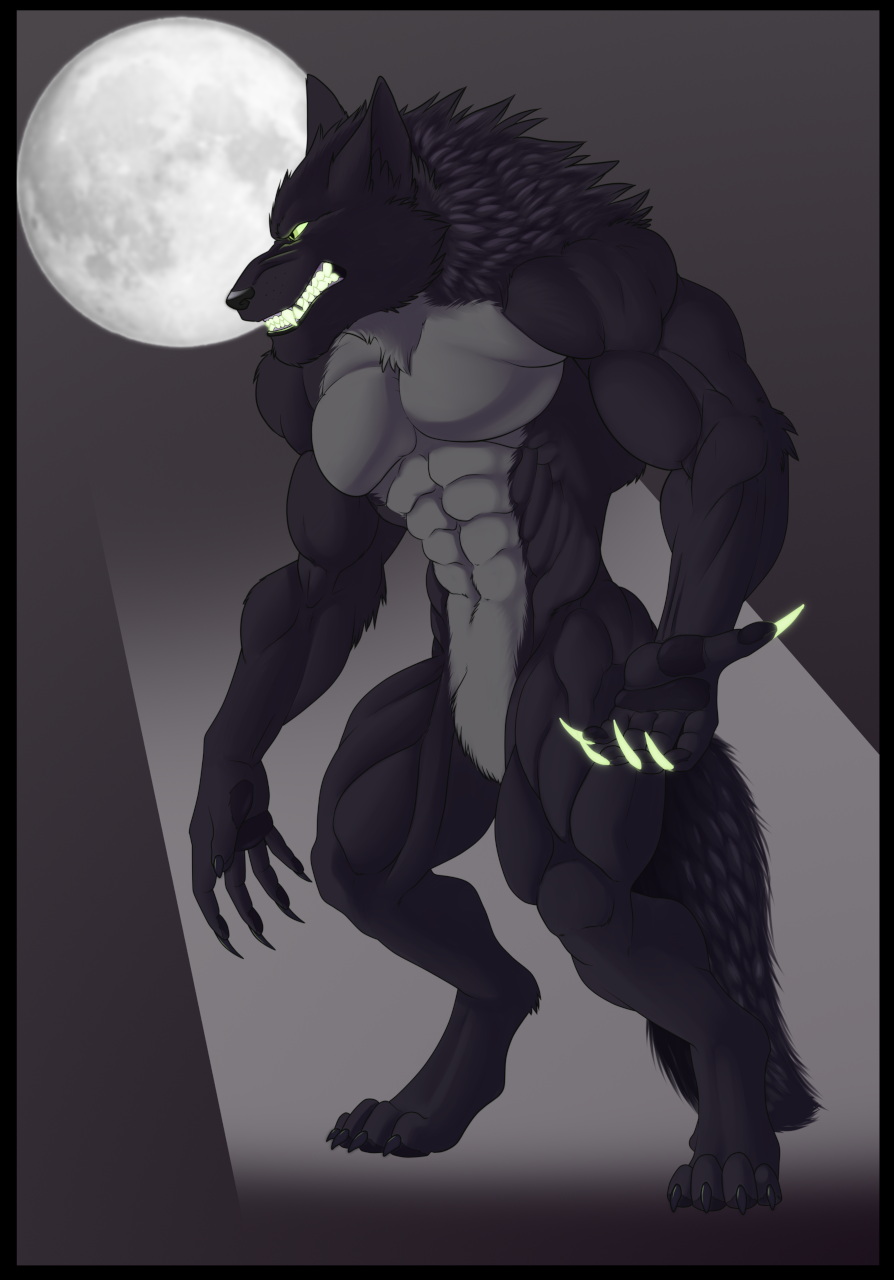 My Werewolf, done by Ashetoret by ig88_0x -- Fur Affinity [dot] net