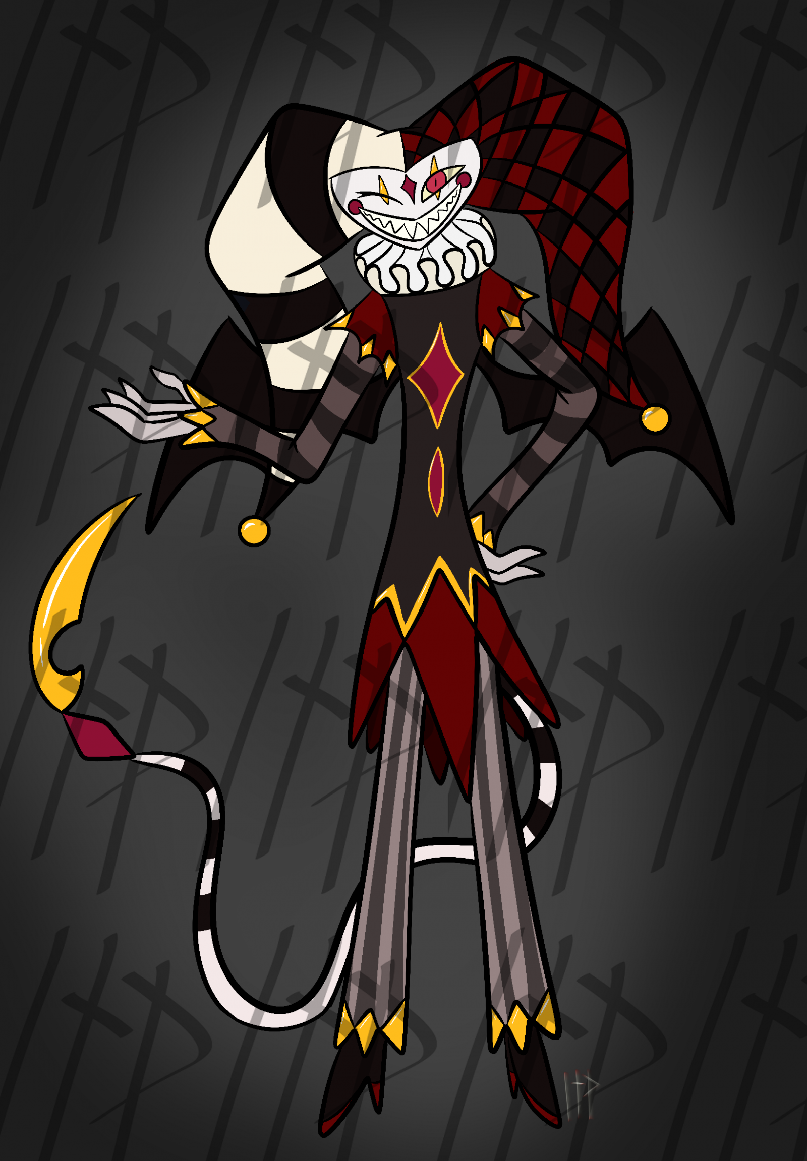 Golden Diamond Jester [closed] by IggythePsycho -- Fur Affinity [dot] net