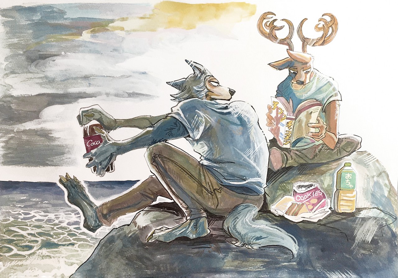 Cover for BEASTARS Chapter 97 (full version) by IgokaPichka