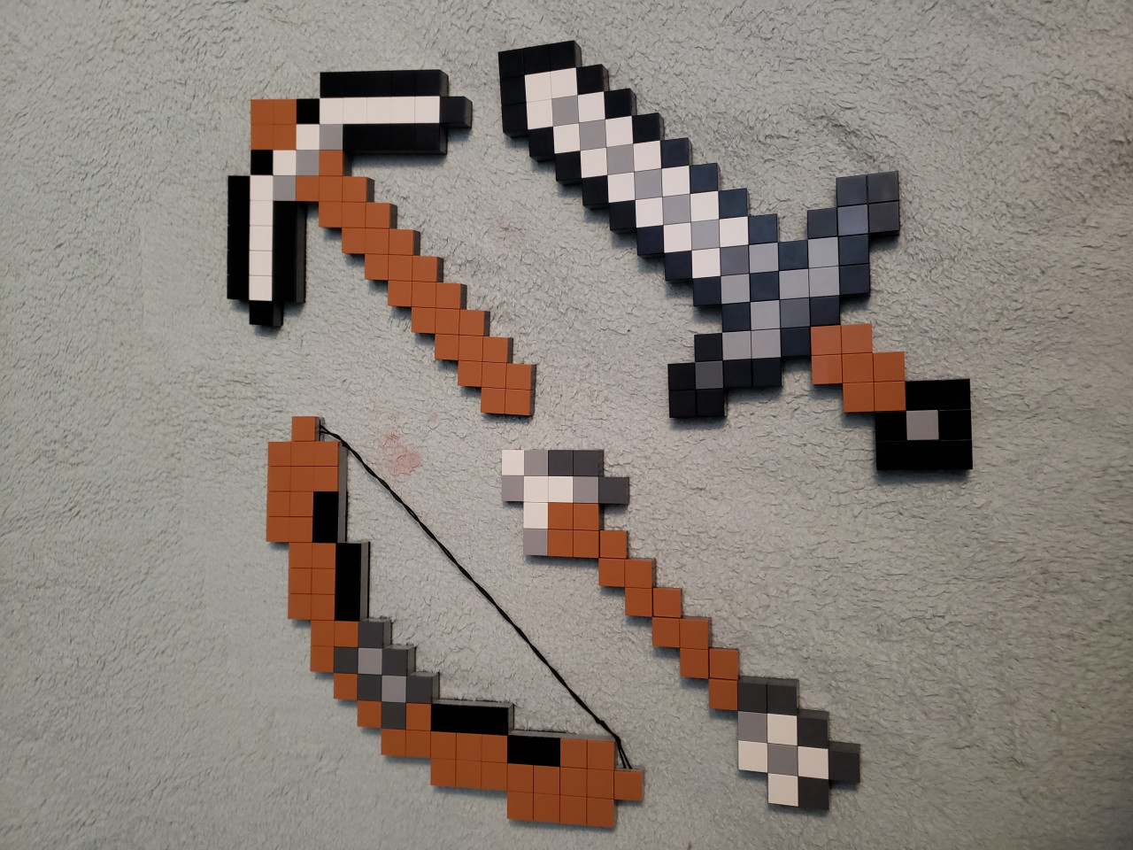 LEGO Minecraft tools by -- Fur Affinity [dot] net