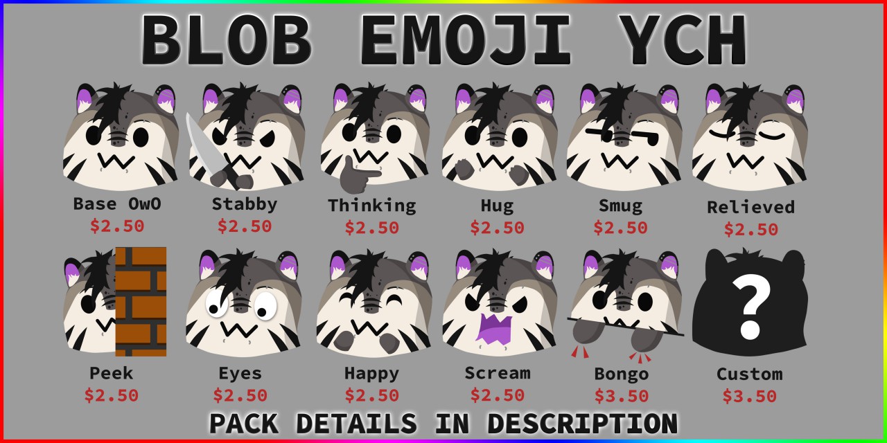 CURSED EMOJI STICKERPACK YCH by Winsenta -- Fur Affinity [dot] net