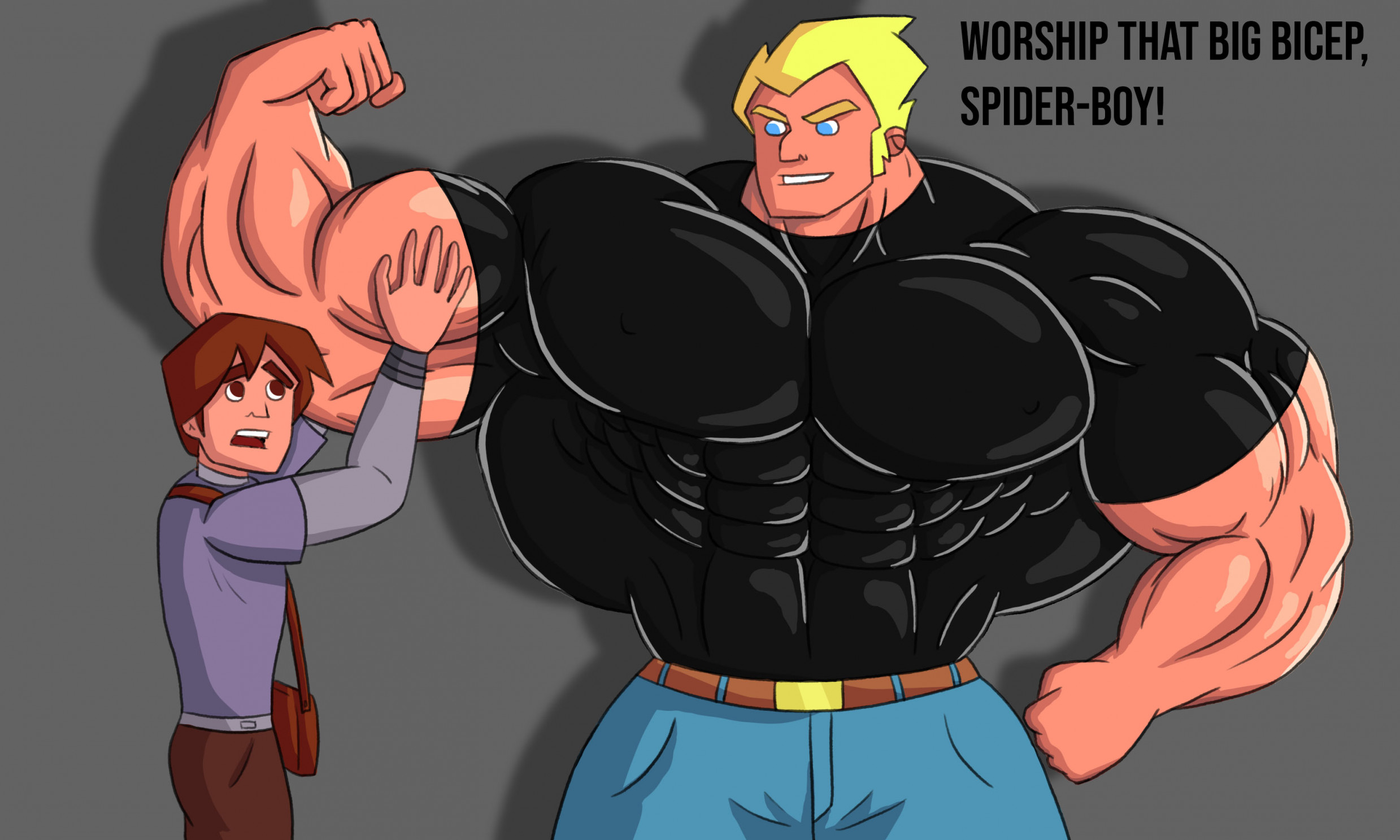 Eddie Brock Bicep Worship by Imafrnin -- Fur Affinity [dot] net