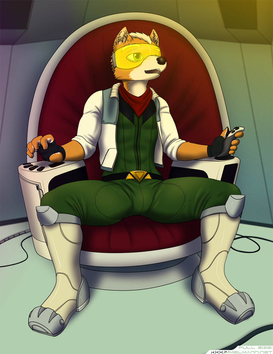 Fox McCloud by Immelmann -- Fur Affinity [dot] net