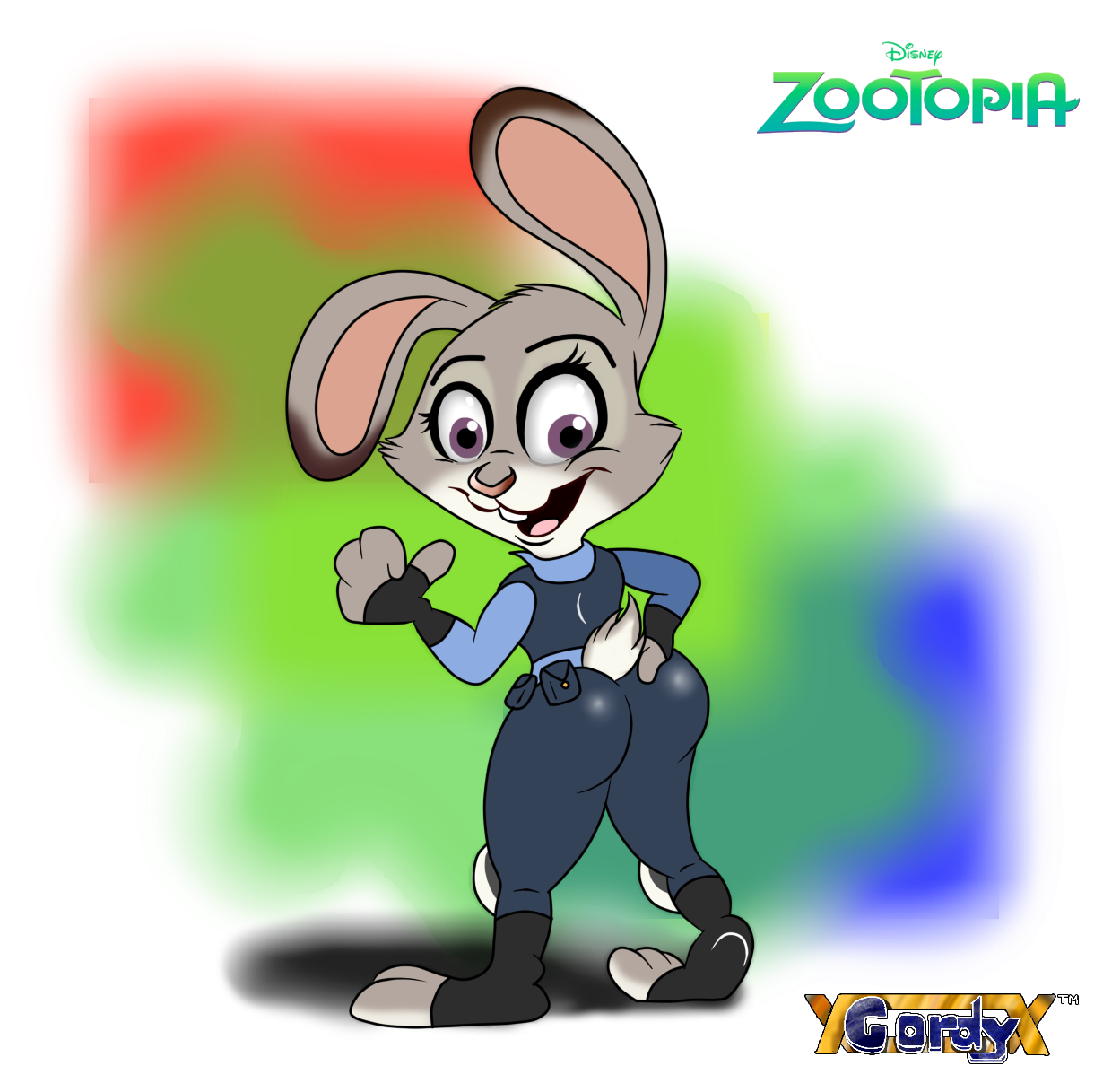 Lt. Judy Hopps (fan art) by imnot3ponfat -- Fur Affinity [dot] net