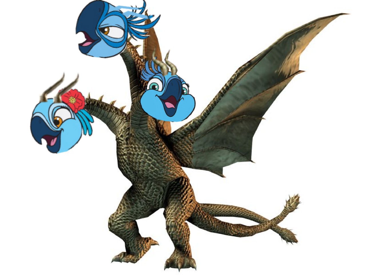 Bia Carla And Tiago From Rio 2 As King Ghidorah By Indoraptorgaming Fur Affinity Dot Net
