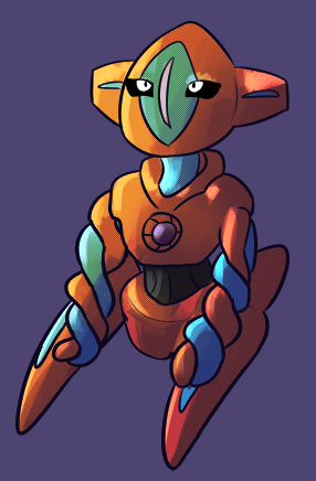 Shiny Deoxys by Chibity -- Fur Affinity [dot] net