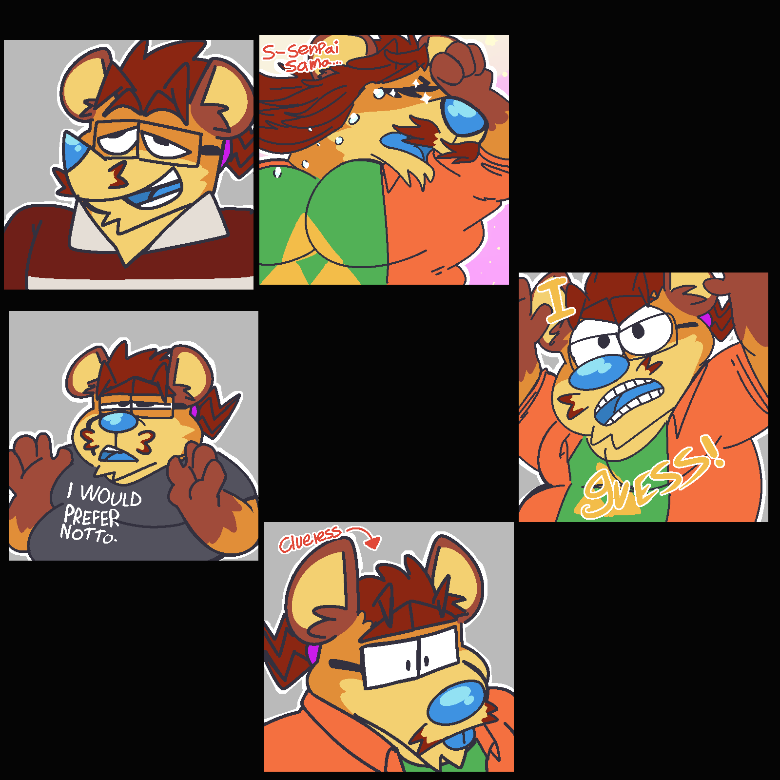 sticker comms for a friend (link in description)