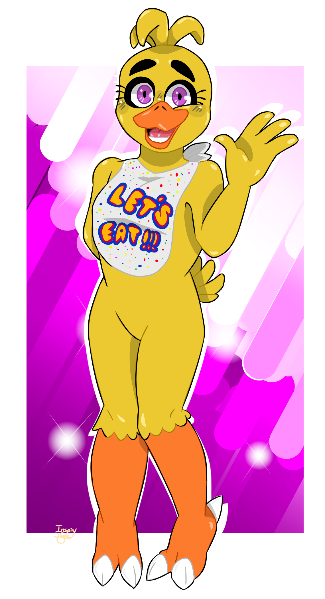 FNaF - Cartoon Chica by InsanySage -- Fur Affinity [dot] net