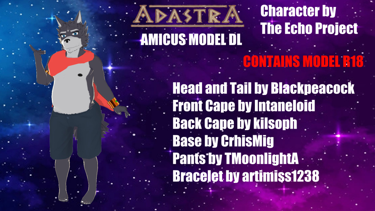 MMD X ADASTRA] Amicus 2.0 + MODEL DL by Inta-kun -- Fur Affinity [dot] net