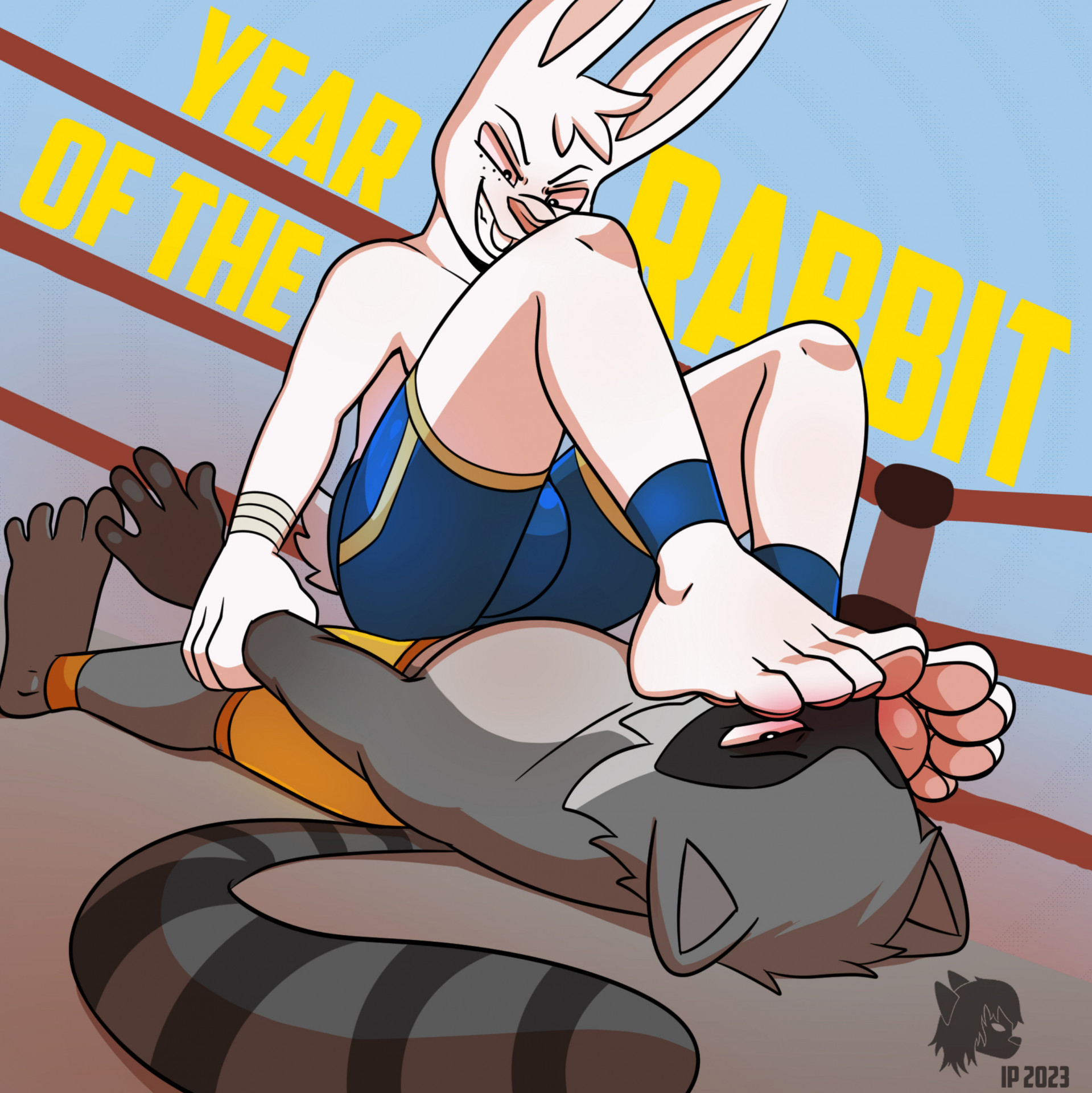 Commission - World Trigger's Year of the Rabbit by Rebok -- Fur