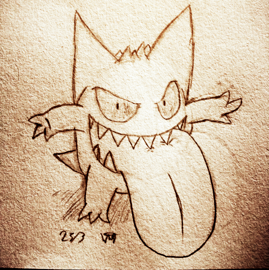 Shiny Gengar White Alternate by StudioFluff -- Fur Affinity [dot] net