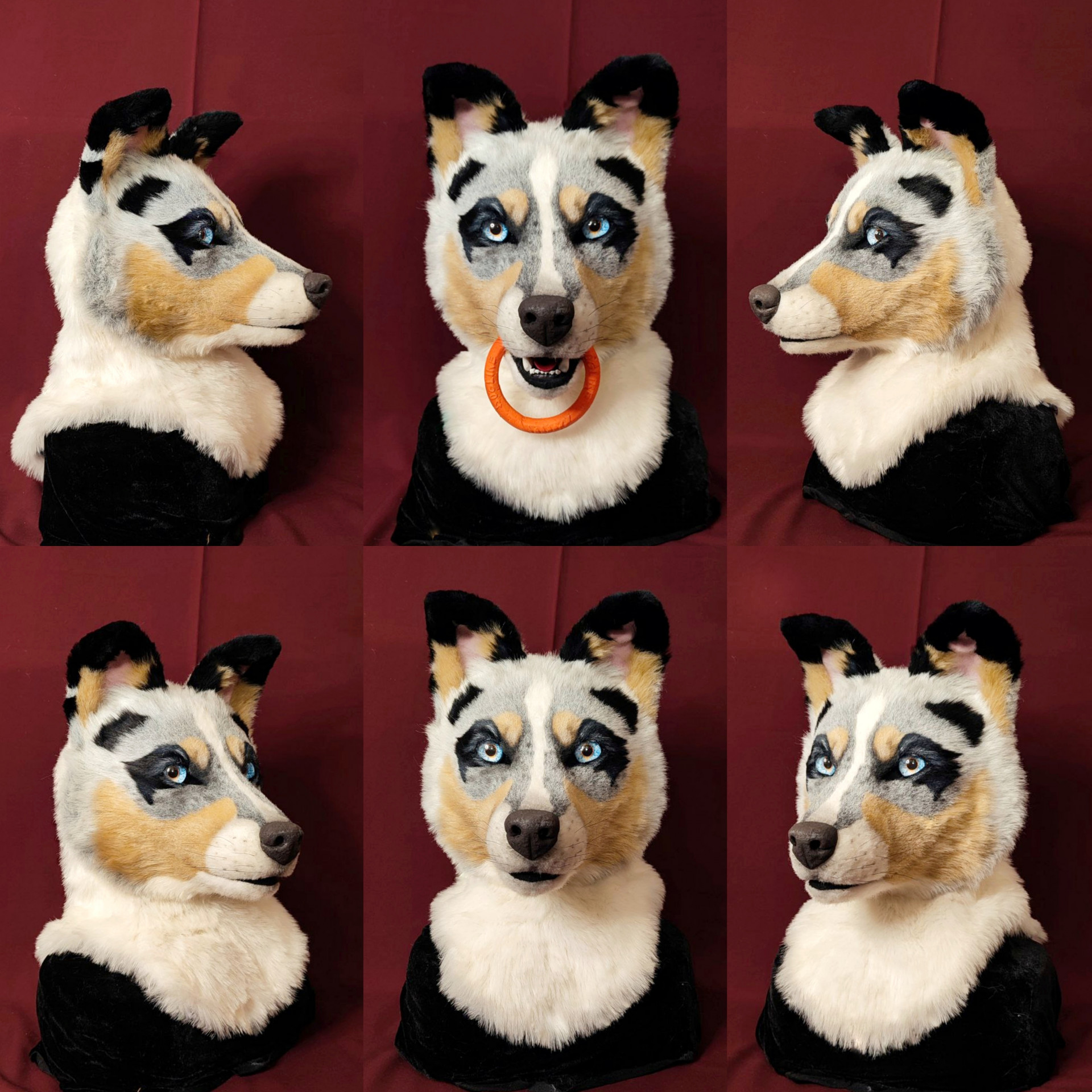 Furry Dog Mask & Tail 