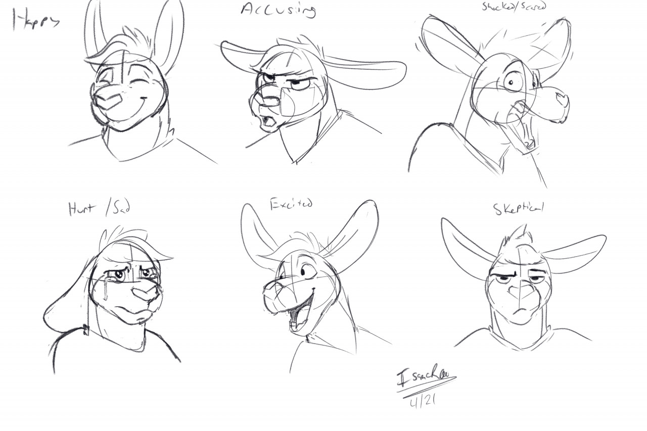Expression Practice by IsaacRoo -- Fur Affinity [dot] net