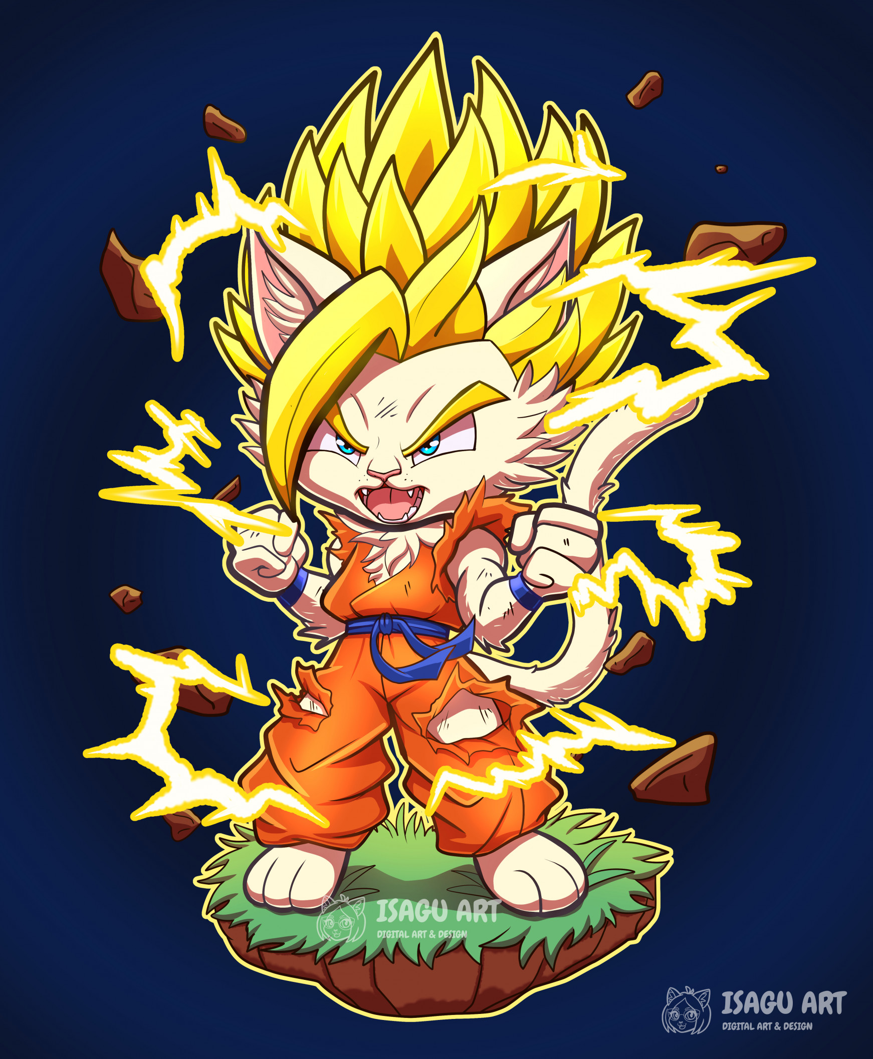 Goku SSJ3 Chibi