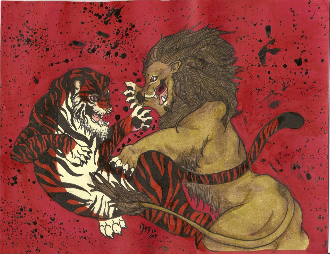 Туранский тигр против берберийского Льва