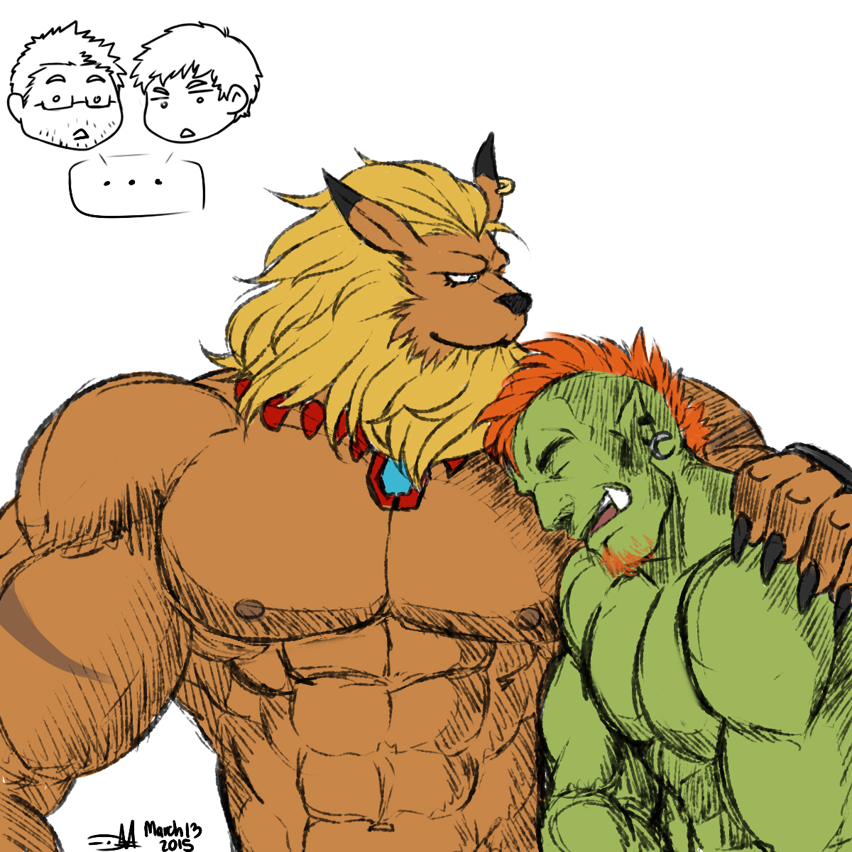 Leomon Cuddle by ItsDhani -- Fur Affinity [dot] net