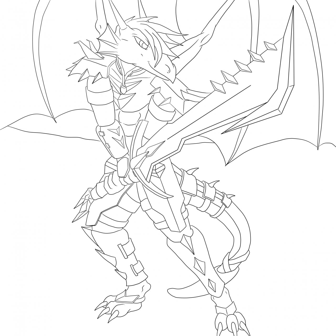 Commission WIP (lines) for scorcher by Iudicium_86 -- Fur Affinity [dot ...