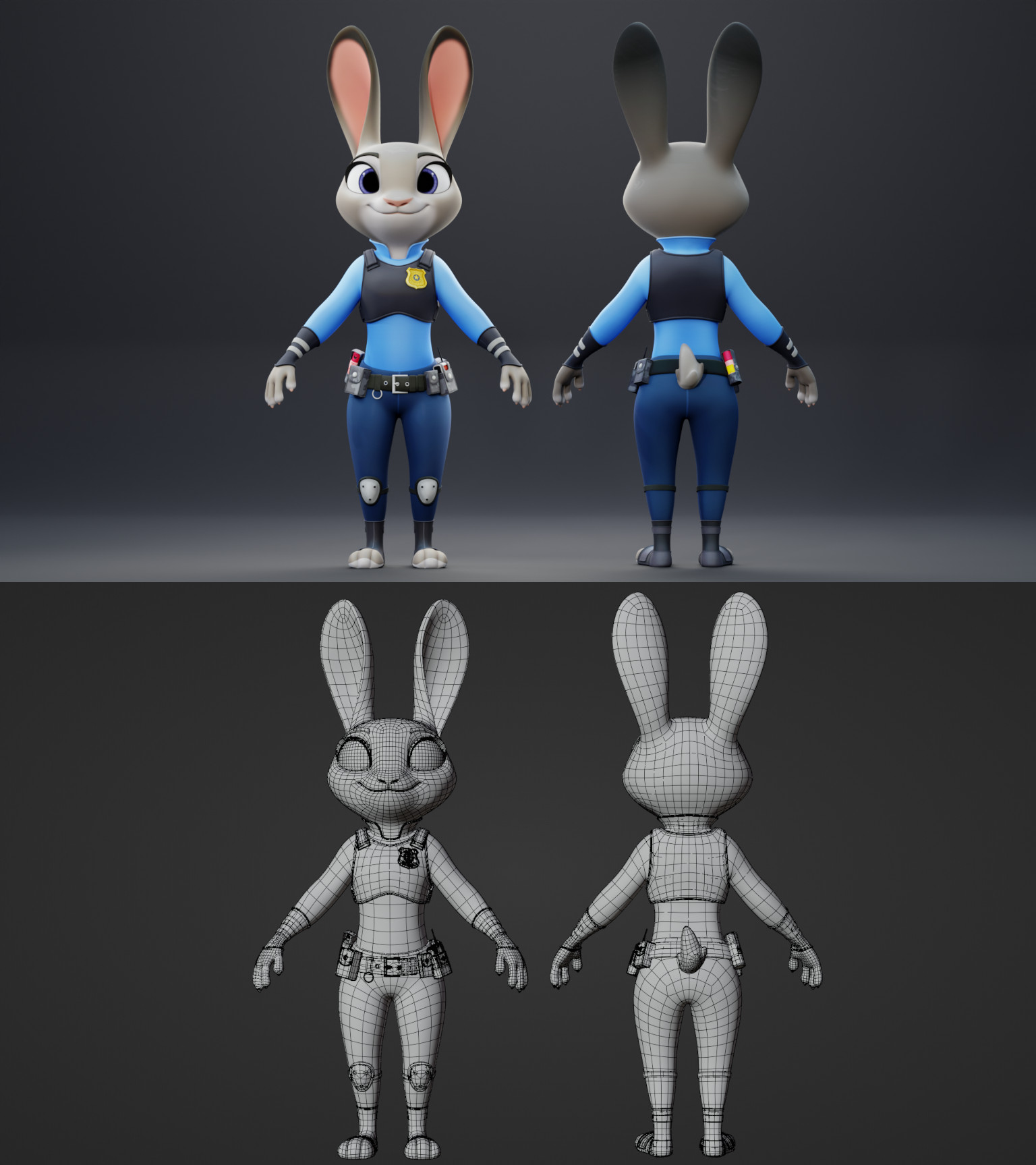 T-pose scout character for game development on Craiyon