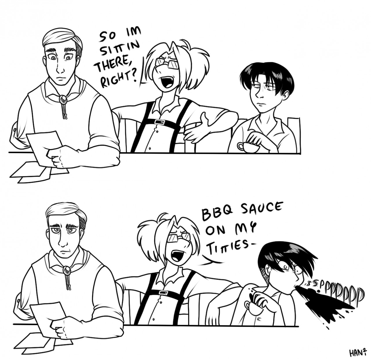 AoT Comic 16-BBQ by jabberwockychamber -- Fur Affinity [dot] net