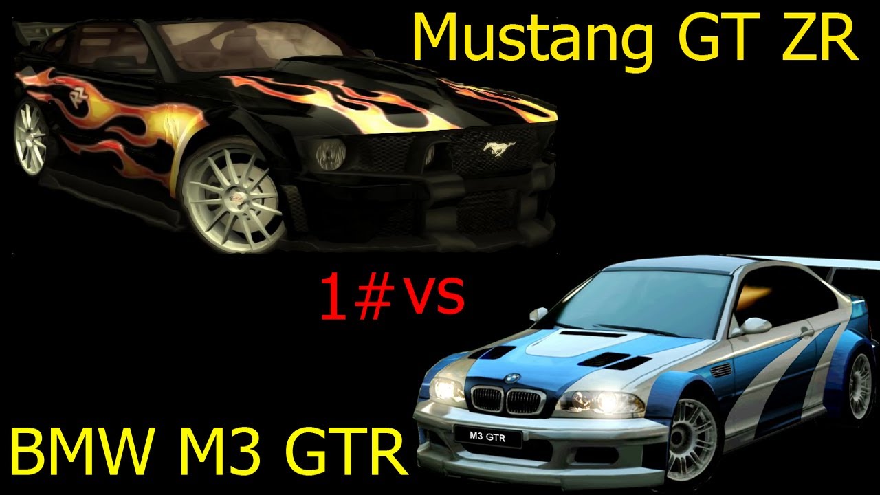 razor car need speed most wanted m3 gtr vs