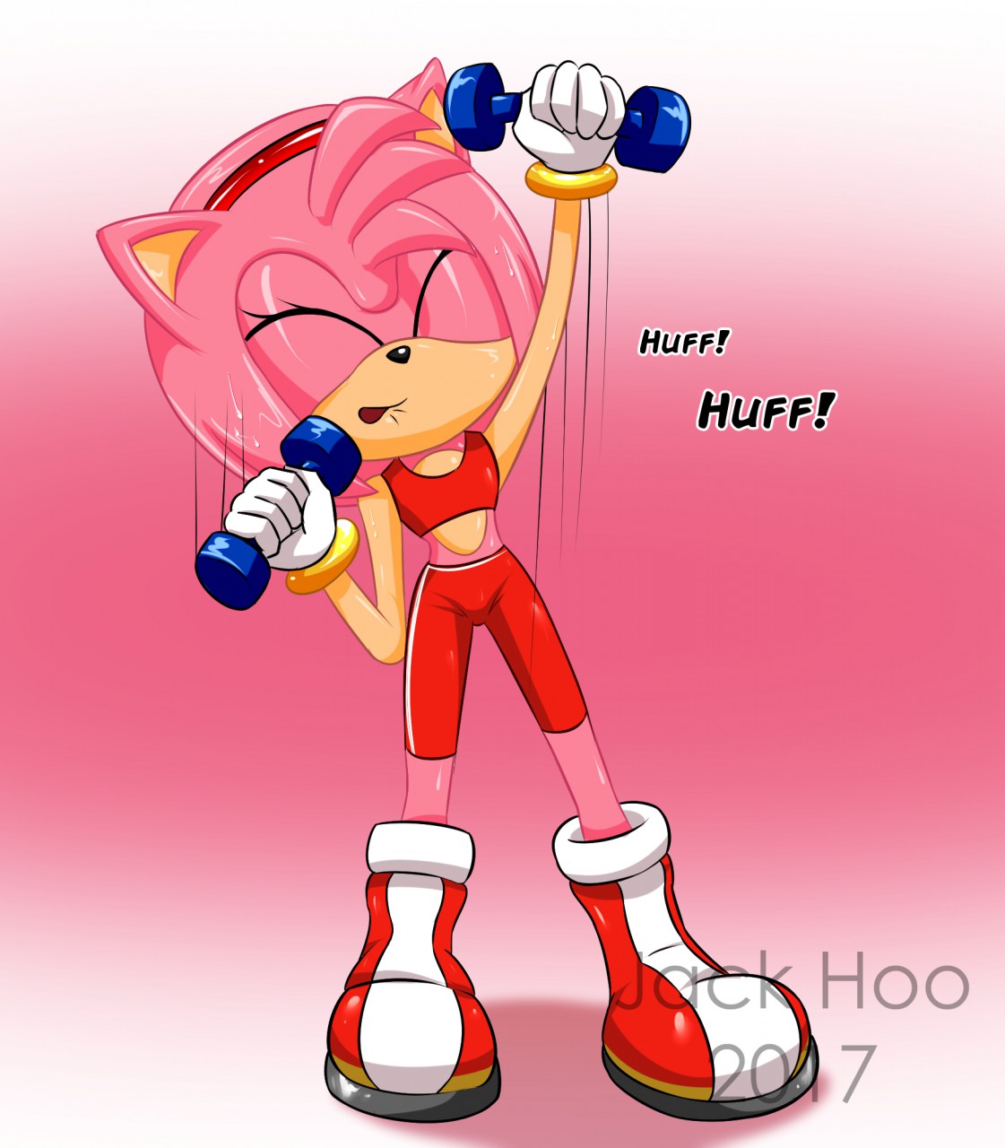 Amy rose muscle growth