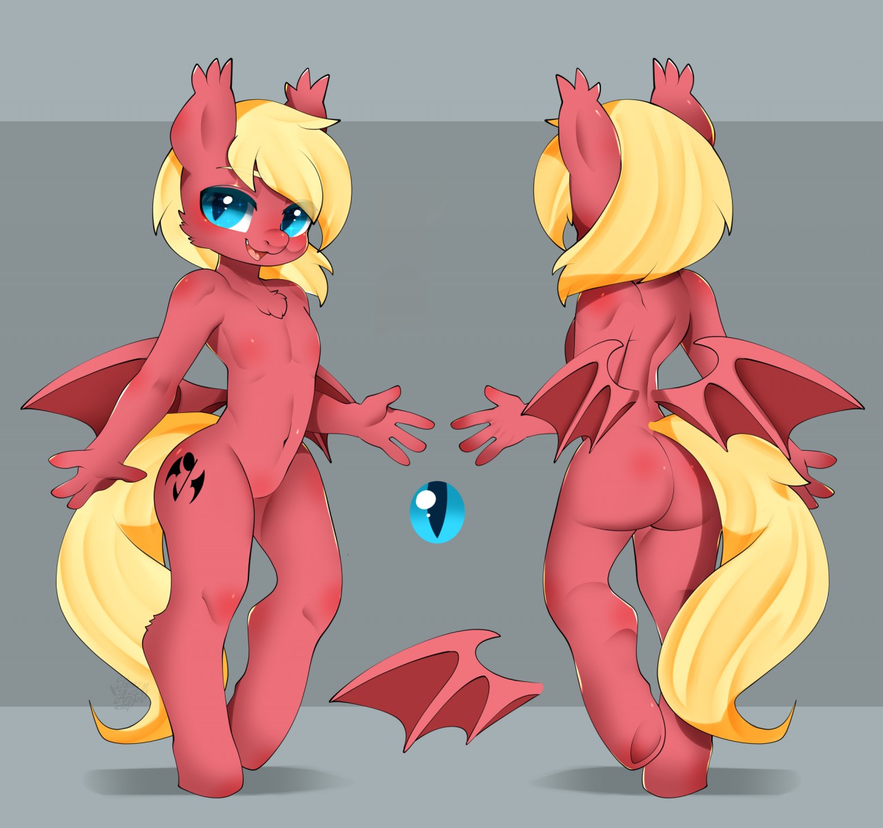 Bat pony Jack (naked) by JackPon3 -- Fur Affinity [dot] net
