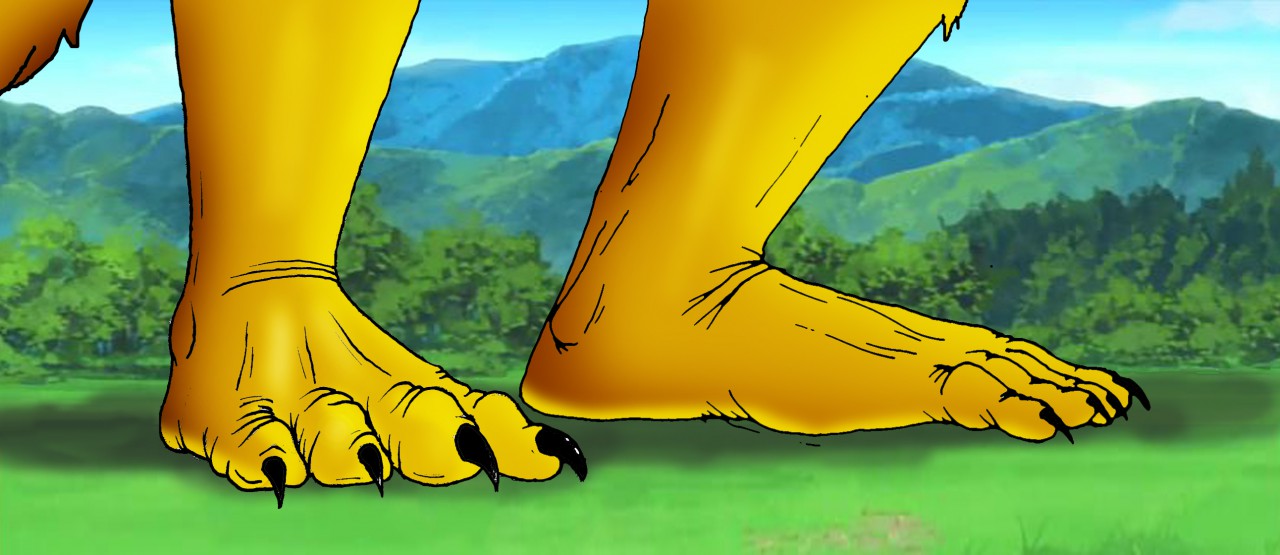 Jack's Increndible Giant feet. 