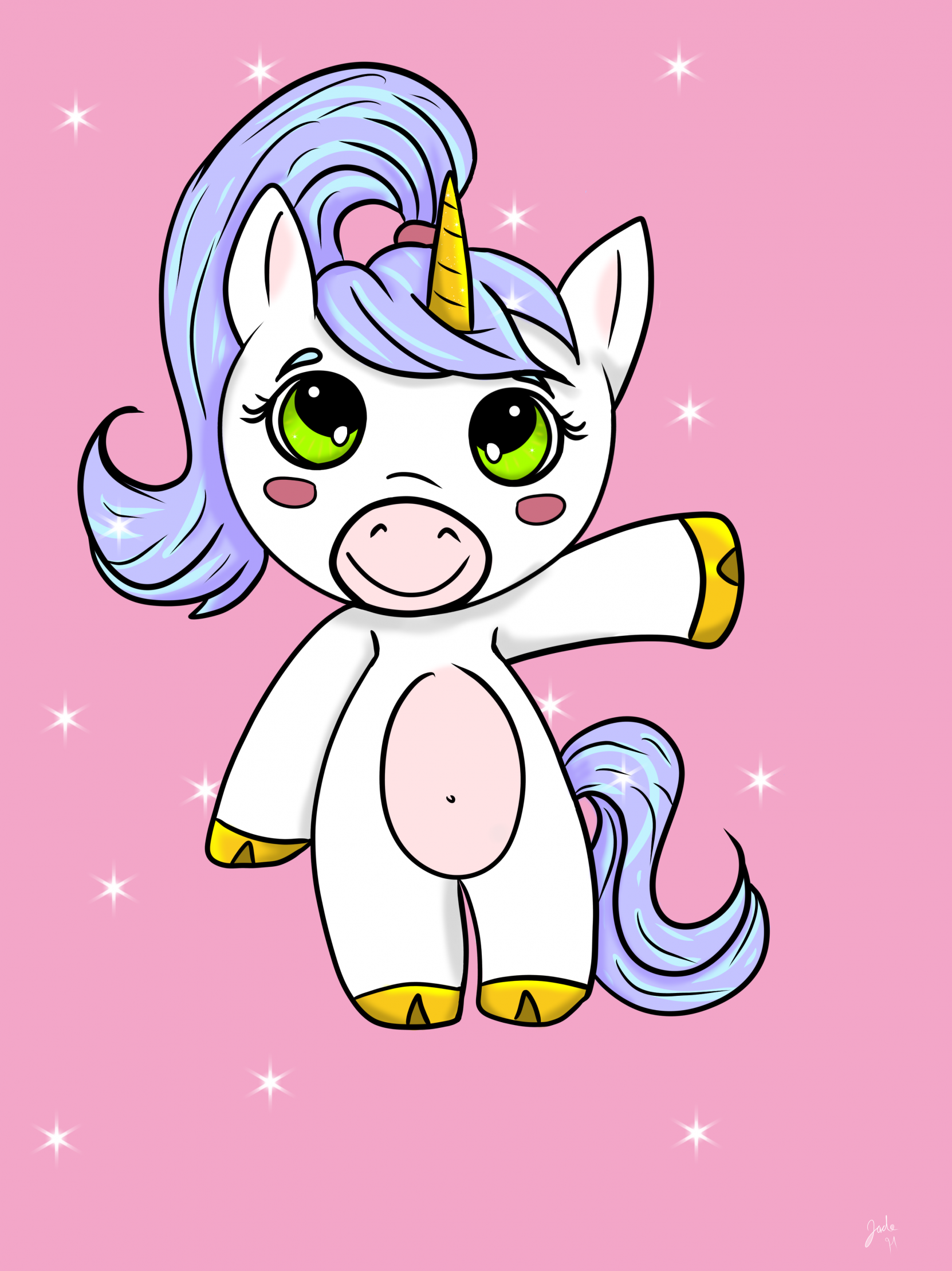 cute chibi unicorn