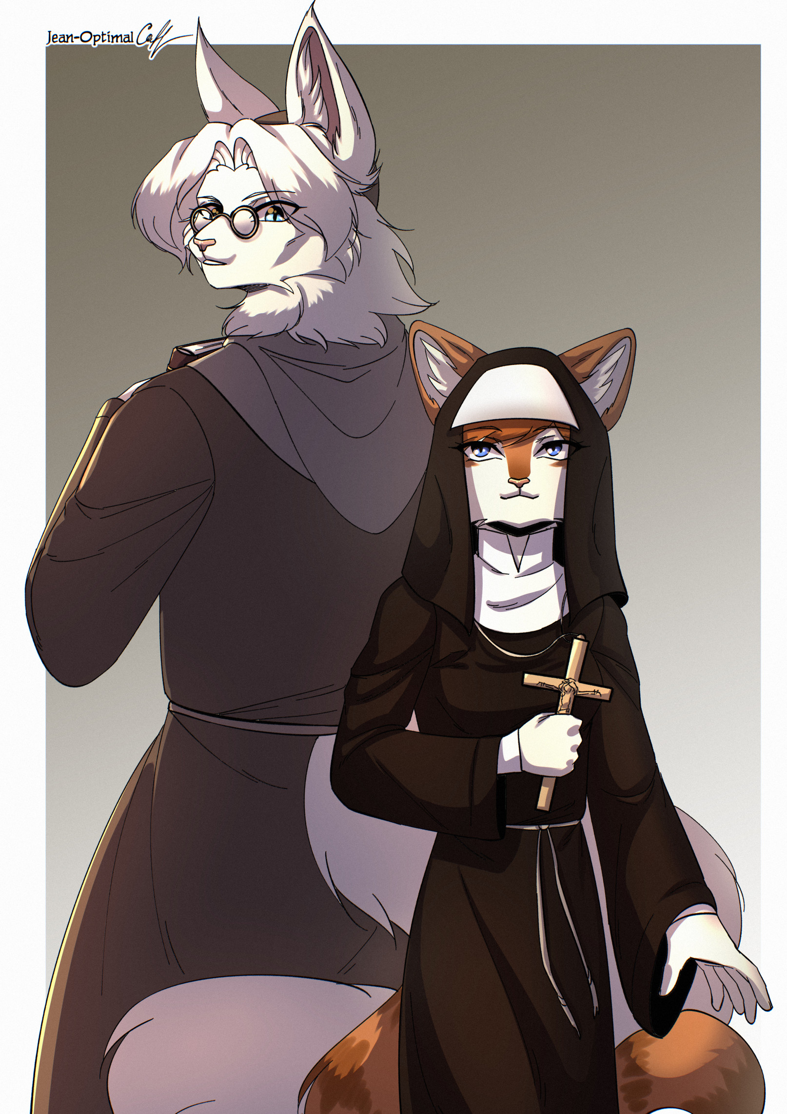 Father Conrad and Sister Mary