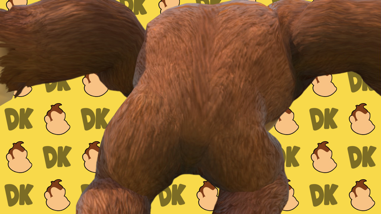 Donkey Kong butt 13 by JakeBing -- Fur Affinity [dot] net