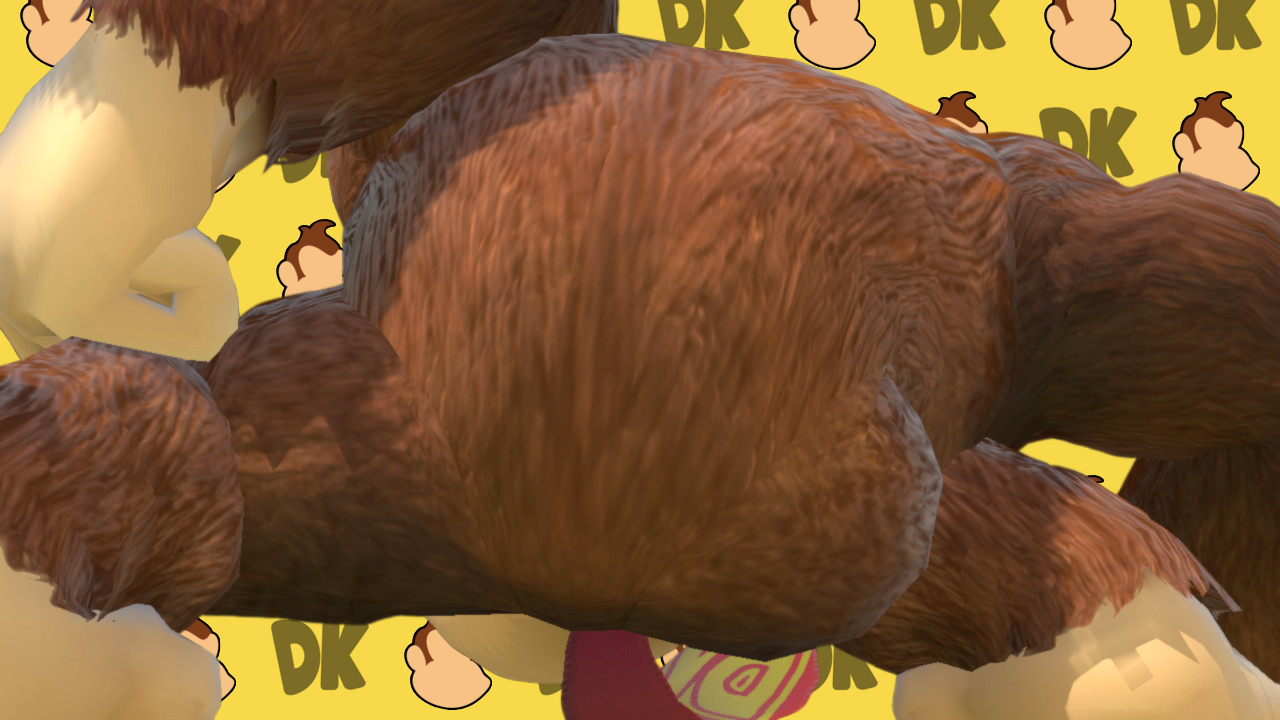 Donkey Kong butt 14 by JakeBing -- Fur Affinity [dot] net