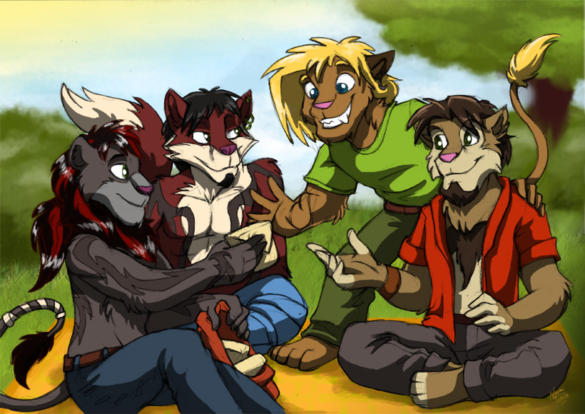 Picnic Time With My Bros by nyemi