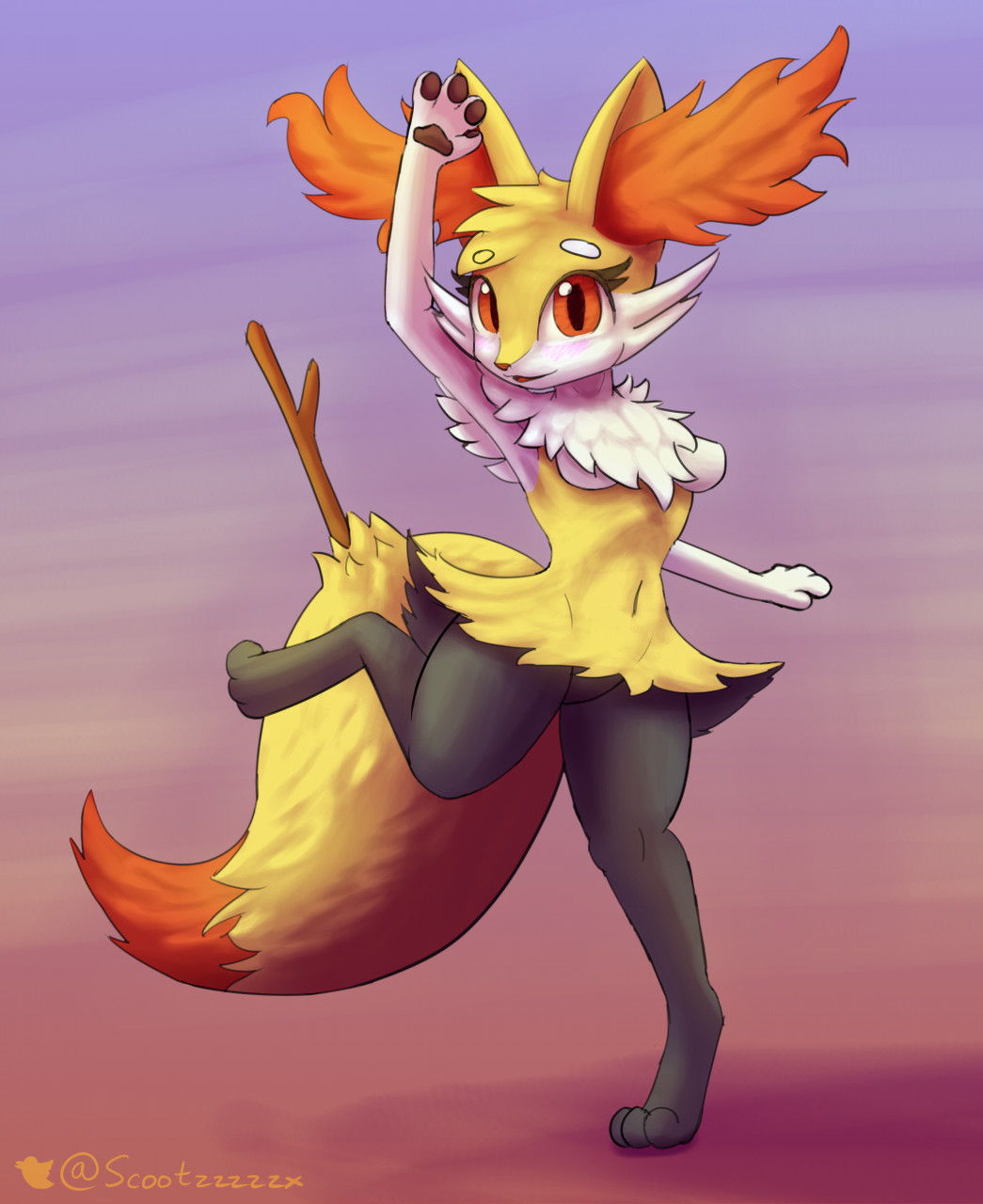 Braixen fanart