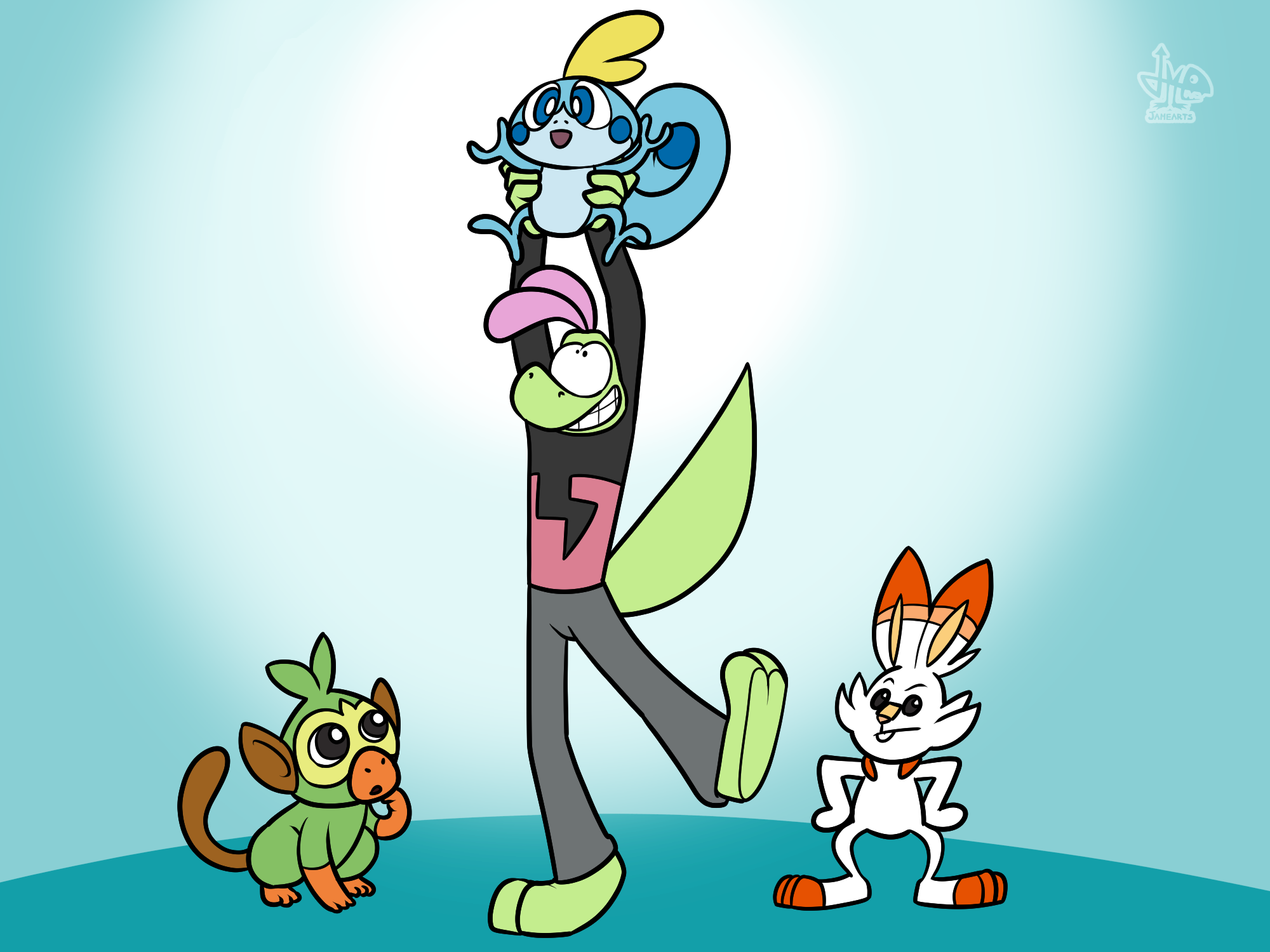 Pokemon Sword & Shield Starters by Supersatanson -- Fur Affinity [dot] net