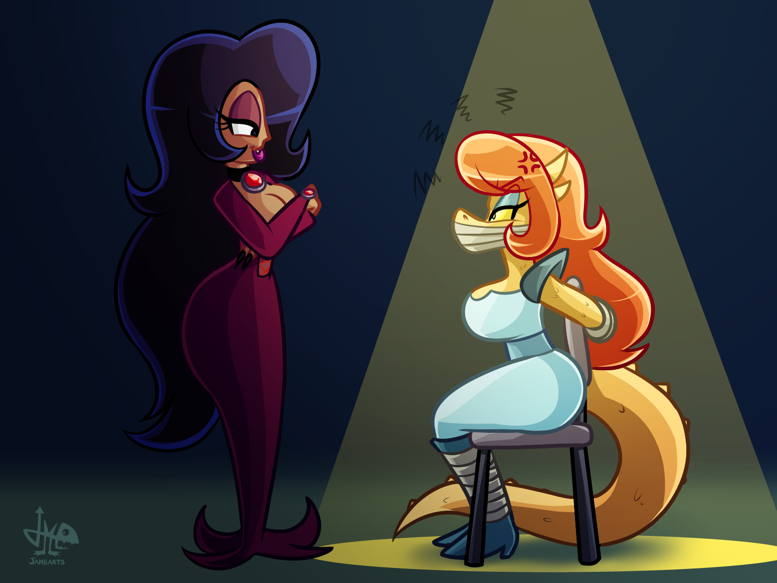 Vip jammer and nightshade by junemacaw on DeviantArt