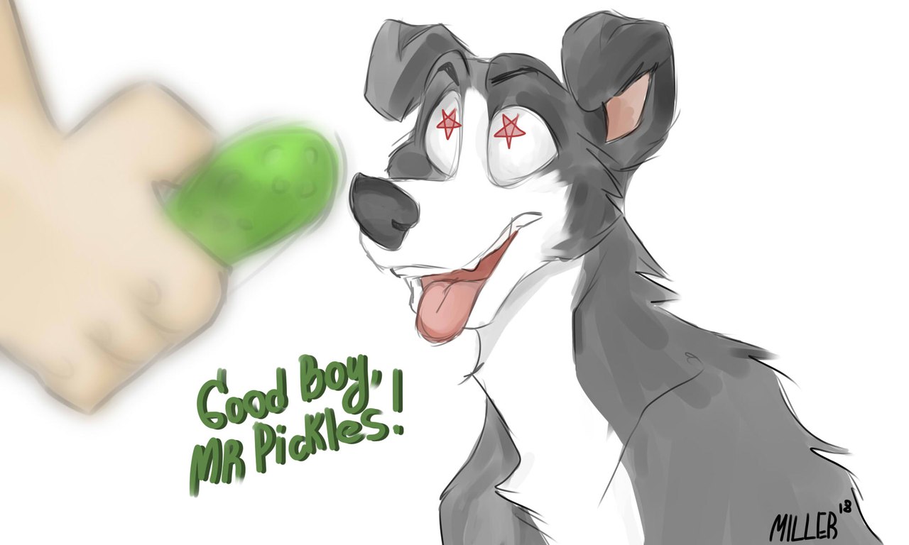 Mr. Pickles sure is a good boy. by skifchan -- Fur Affinity [dot] net