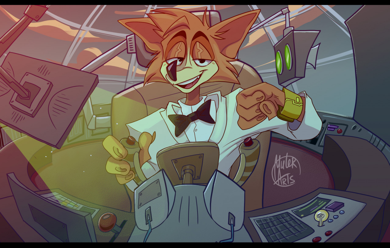 Spy fox by JaminyMiller -- Fur Affinity [dot] net